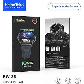 HainoTeko Smart Watch RW-36 (With 3 Pairs Strap)