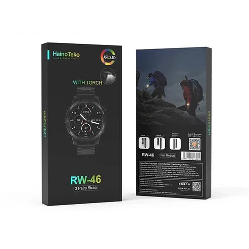 Haino Teko RW-46 Smart Watch (with 3 straps)